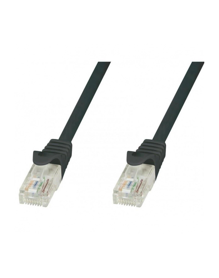 techly pro TechlyPro Kabel sieciowy patch cord RJ45 Cat5e UTP CCA 0,5m czarny główny