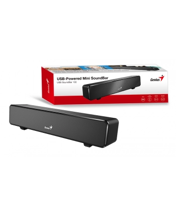 Genius głośnik Mini USB SoundBar 100, Immersive Cinema-Style Sound Effect, black nr 1
