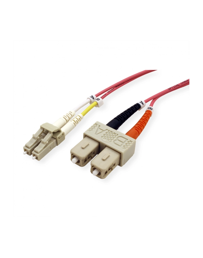 efb elektronik EFB Światłowód krosowy LC-SC 50/125 OM4 LSZH Duplex wielomodowy 2m, średnica 2mm główny