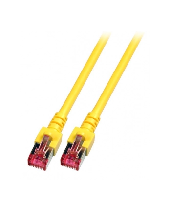 efb elektronik EFB Patch cord S/FTP, kat. 6, LSZH, 1m, miedź, żółty nr 2