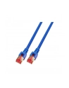 efb elektronik EFB Patch cord S/FTP, kat. 6, LSZH, 1m, miedź, niebieski - nr 1