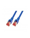 efb elektronik EFB Patch cord S/FTP, kat. 6, LSZH, 1m, miedź, niebieski - nr 7
