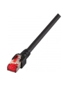 efb elektronik EFB Patch cord S/FTP, kat. 6, LSZH, 1m, miedź, czarny - nr 19