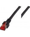 efb elektronik EFB Patch cord S/FTP, kat. 6, LSZH, 1m, miedź, czarny - nr 20