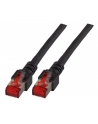 efb elektronik EFB Patch cord S/FTP, kat. 6, LSZH, 2m, miedź, czarny - nr 1