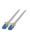efb elektronik EFB Patch cord S/FTP kat.6A RJ45 TPE SUPERFLEX LSZH 2m, na kablu kat.7, szary - nr 1