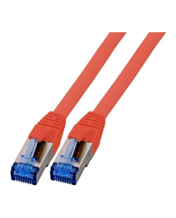 efb elektronik EFB Patch cord S/FTP kat.6A RJ45 TPE SUPERFLEX LSZH 15cm na kablu kat.7 czerwony nr 1