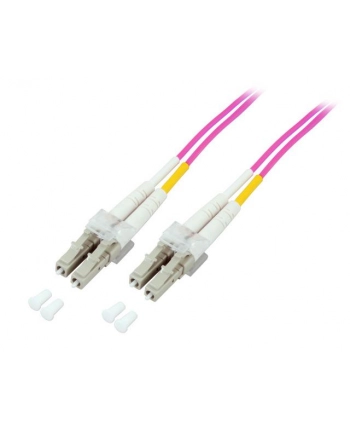 efb elektronik EFB Światłowód krosowy LC-LC 50/125 OM4 LSZH Duplex wielomodowy 3m, średnica 2mm nr 2