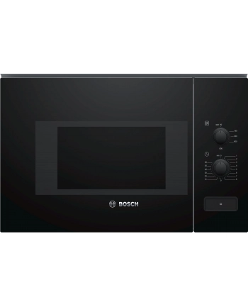 Bosch BFL520MB0 Microwave Oven, Serie 4, Built-in, 800W, 20L, black nr 2