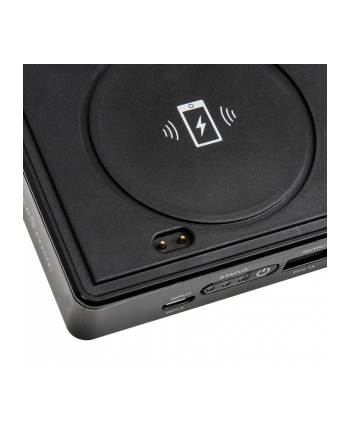 Silverstone SST-QIB052 2-in-1 5200mAh Wireless Charger Power Bank, black