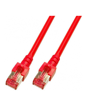 efb elektronik EFB Patch cord S/FTP, kat. 6, LSZH, 1m, miedź, czerwony