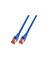 efb elektronik EFB Patch cord S/FTP, kat. 6, LSZH, 1m, miedź, niebieski - nr 1