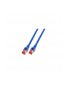 efb elektronik EFB Patch cord S/FTP, kat. 6, LSZH, 1m, miedź, niebieski - nr 6