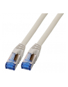 efb elektronik EFB Patch cord S/FTP kat.6A RJ45 TPE SUPERFLEX LSZH 5m, na kablu kat.7, szary - nr 3