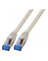 efb elektronik EFB Patch cord S/FTP kat.6A RJ45 TPE SUPERFLEX LSZH 5m, na kablu kat.7, szary - nr 8