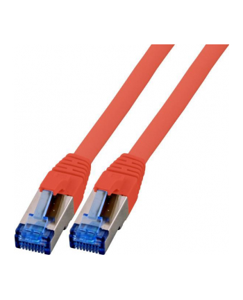 efb elektronik EFB Patch cord S/FTP kat.6A RJ45 TPE SUPERFLEX LSZH 15cm na kablu kat.7 czerwony nr 2