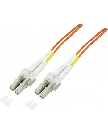 efb elektronik EFB Światłowód krosowy LC-LC 50/125 OM3 LSZH Duplex wielomodowy 3m, średnica 2mm nr 2