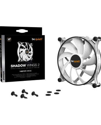be quiet! wentylator Shadow Wings 2 140mm White