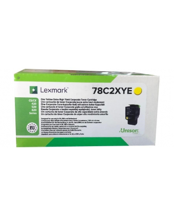 Toner Lexmark 78C2XYE Yellow|5 000 str.|CS421dn / CS521dn / CS622