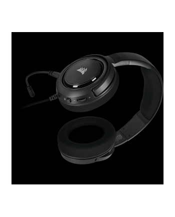 Corsair słuchawki gamingowe HS35 Stereo, Carbon (EU)