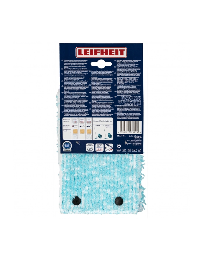 Nakładka wymienne do mopa LEIFHEIT Super Soft do mopa Clean Twist M i Combi M 55321 (Mikrofibra) główny