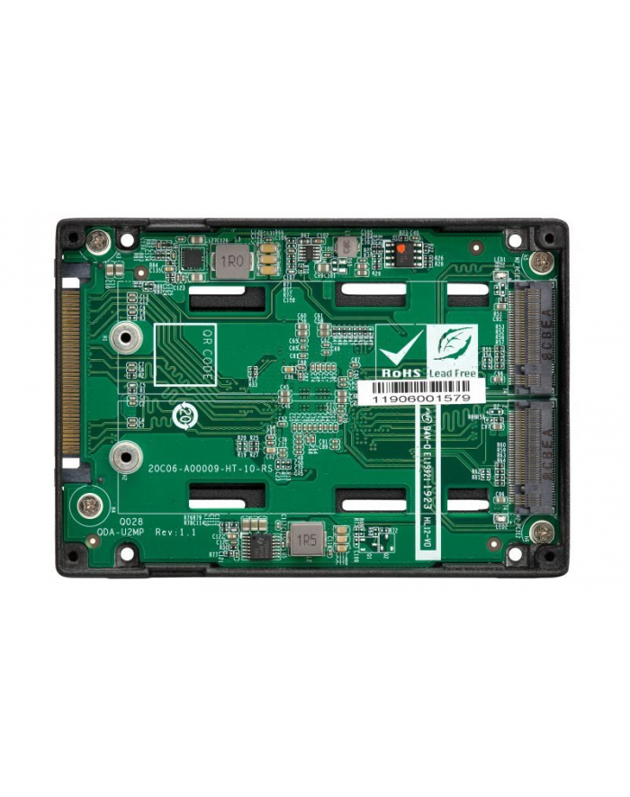 QNAP U.2 NVMe to dual M.2 NVMe SSD adapter główny