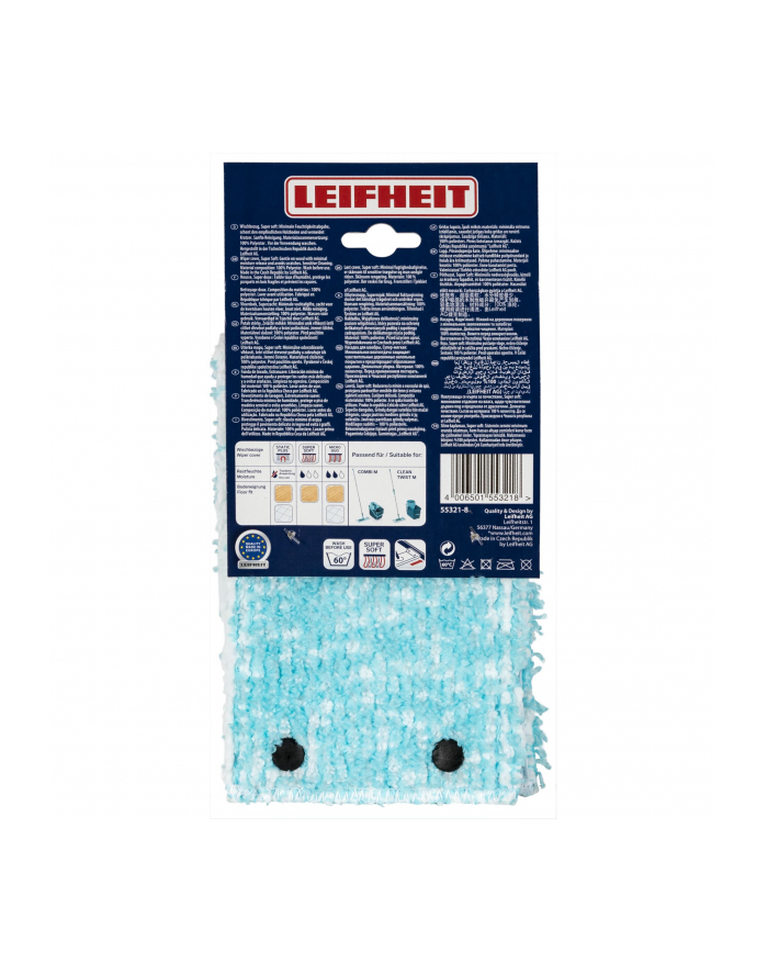 Nakładka wymienne do mopa LEIFHEIT Super Soft do mopa Clean Twist M i Combi M 55321 (Mikrofibra) główny