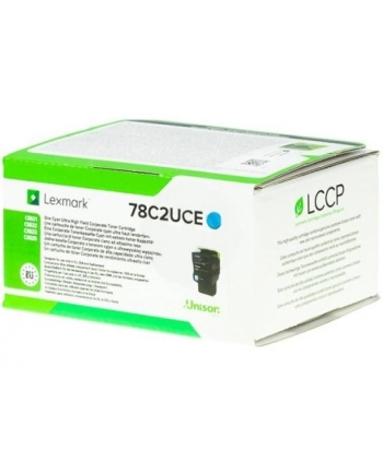 Toner Lexmark 78C2UCE cyan | 7 000 str | CS521dn / CS622de / CX622ade nr 2
