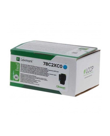Toner Lexmark 78C2XC0 Cyan|5 000 str.|CS421dn / CS521dn / CS622 nr 1