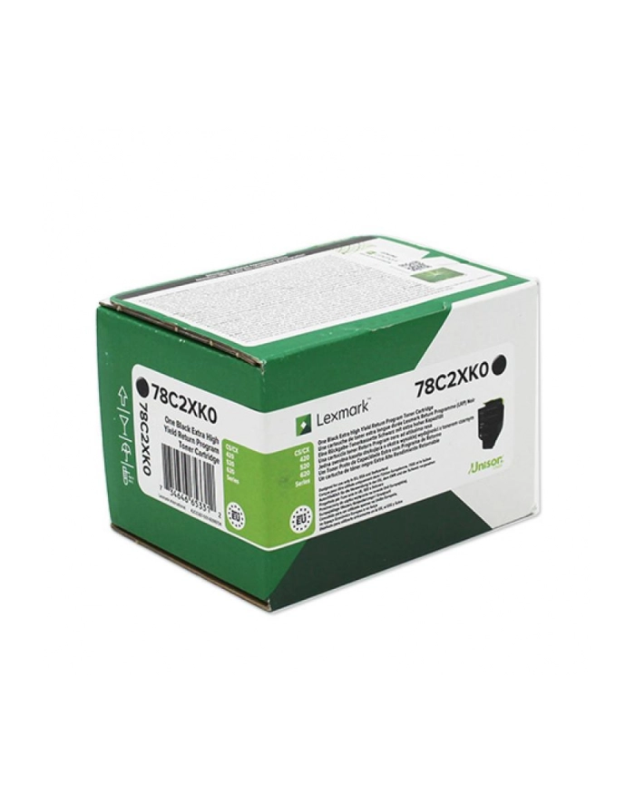 Toner Lexmark 78C2XK0 Black|8 000 str.|CS421dn / CS521dn / CS622 główny