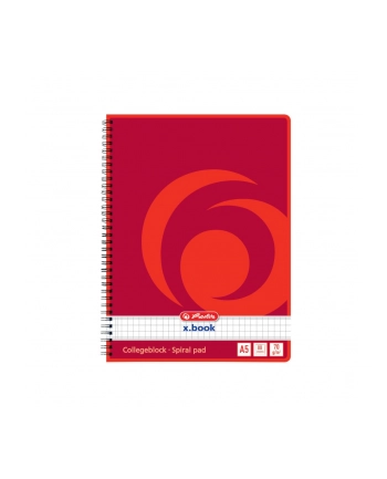 Herlitz Spiral Notebook kar. A5 - checkered nr 1