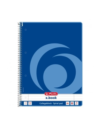 Herlitz Spiral Notebook lin. 27 blue A4 - lined nr 1