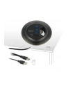 DeLOCK table Hub 3 Port USB 3.0, card reader (+ 2 Slot SD card reader) - nr 18