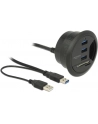 DeLOCK table Hub 3 Port USB 3.0, card reader (+ 2 Slot SD card reader) - nr 20