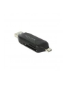 DeLOCK Micro USB OTG card reader + USB 3.0 A plug (black) - nr 15