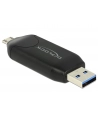 DeLOCK Micro USB OTG card reader + USB 3.0 A plug (black) - nr 3