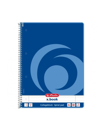 Herlitz Spiral Notebook lin. 27 blue A4 - lined