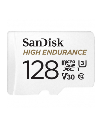 SanDisk 128GB High Endurance, memory card (white, Class 10, V3, U3)