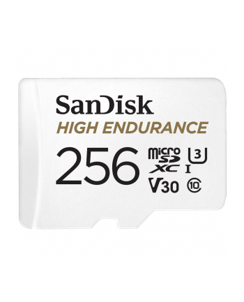 SanDisk 256GB High Endurance, memory card (white, Class 10, V3, U3)