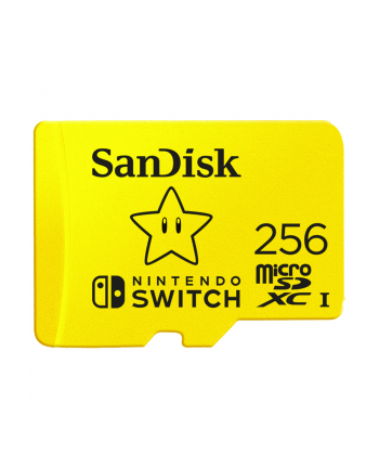 SanDisk Nintendo Switch 256 GB microSDHC, Memory Card (yellow, UHS-I U3, V30)