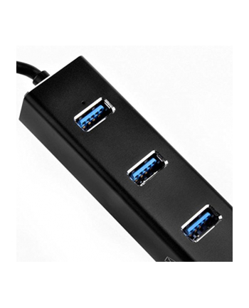 silverstone technology Silverstone SST-EP04, USB hub (Black)