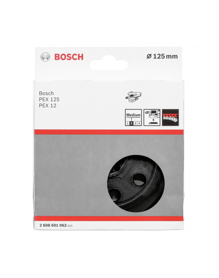 bosch powertools Bosch sanding pad 125mm medium hard PEX - 2608601062 główny