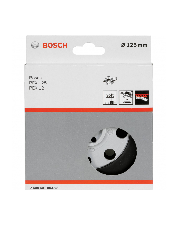 bosch powertools Bosch sanding pad 125mm soft PEX - 2608601063 główny