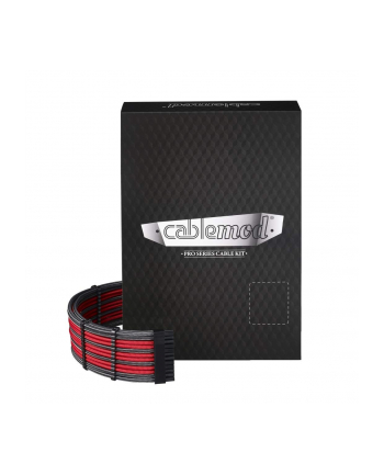 CableMod PRO ModMesh RT-Series Cable Kit, cable management (carbon / red, 13 pieces)