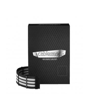 CableMod PRO ModMesh RT Series Cable Kit, Cable Management (black / white, 13 pieces)