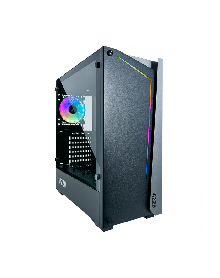 AZZA Apollo 430B-DF2, tower case (black / gray, Tempered Glass) główny