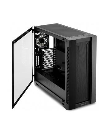 Sharkoon ELITE SHARK CA200M, big-tower case (black, Tempered Glass)