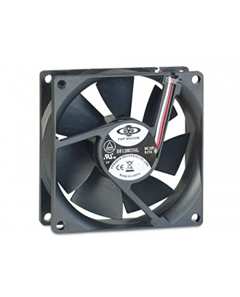 Inter-Tech Fan 80mm Bulk 80x80x25mm - 3 pin