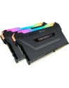 Corsair DDR4 - 16 GB -3600 - CL - 18 - Dual Kit -  Vengeance RGB PRO (black, CMW16GX4M2D3600C18) - nr 22