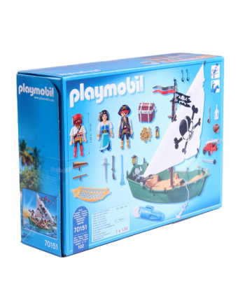 Playmobil 70151 Pirates Ship Multi-Coloured